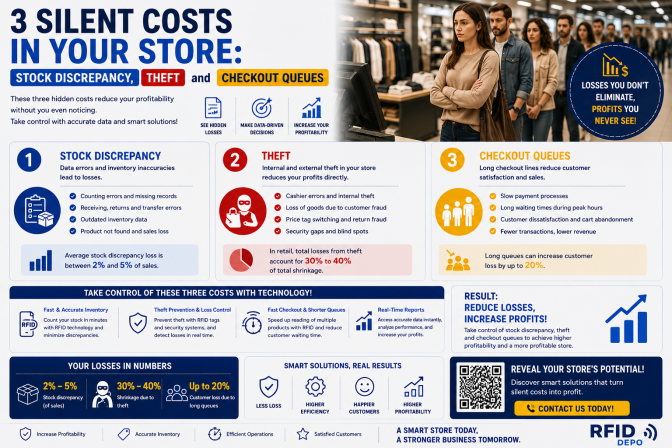 3 Silent Costs Draining Your Store: Stock Loss, Theft and Checkout Queues