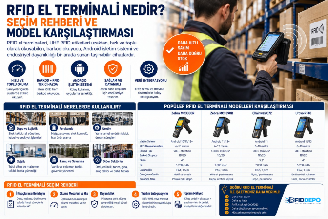 RFID El Terminali Nedir? Seçim Rehberi ve Model Karşılaştırması